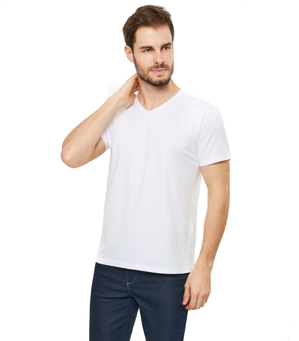 Camiseta M/C Essencial Decote V