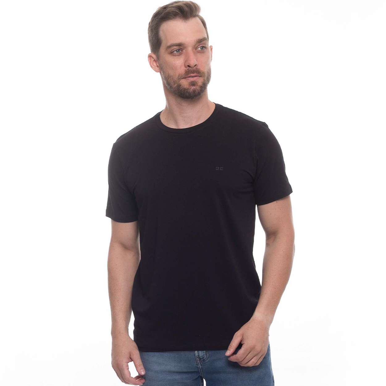 Camiseta M/C Fio Egipcio C/Elastano