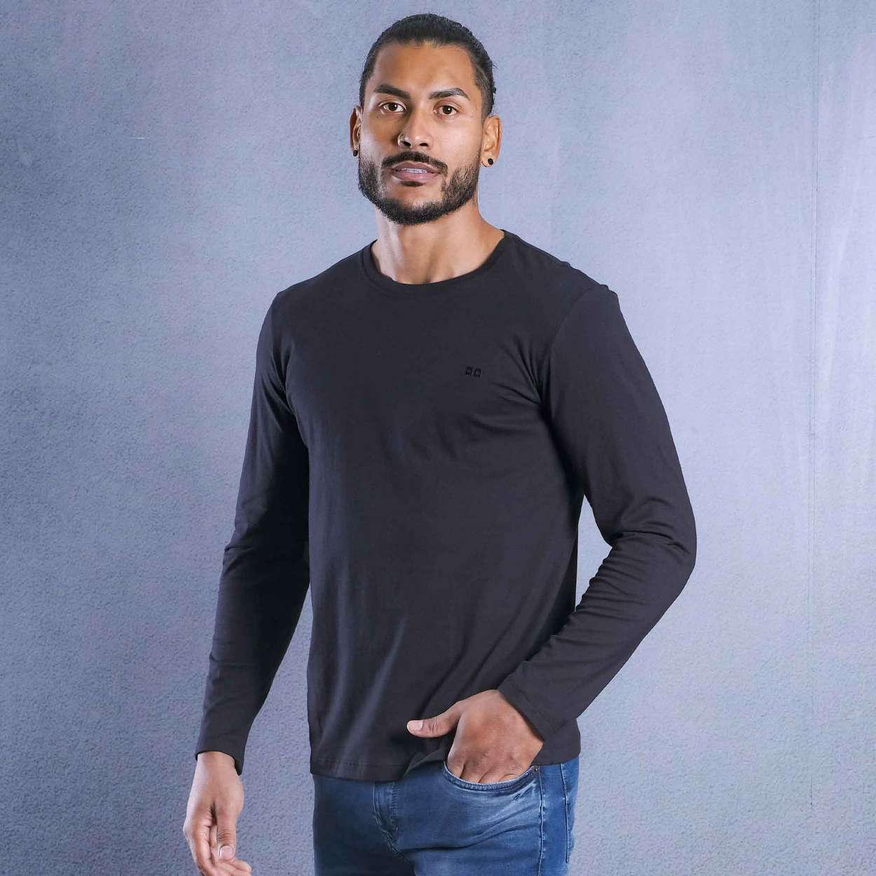Camiseta M/L Alg. Lisa