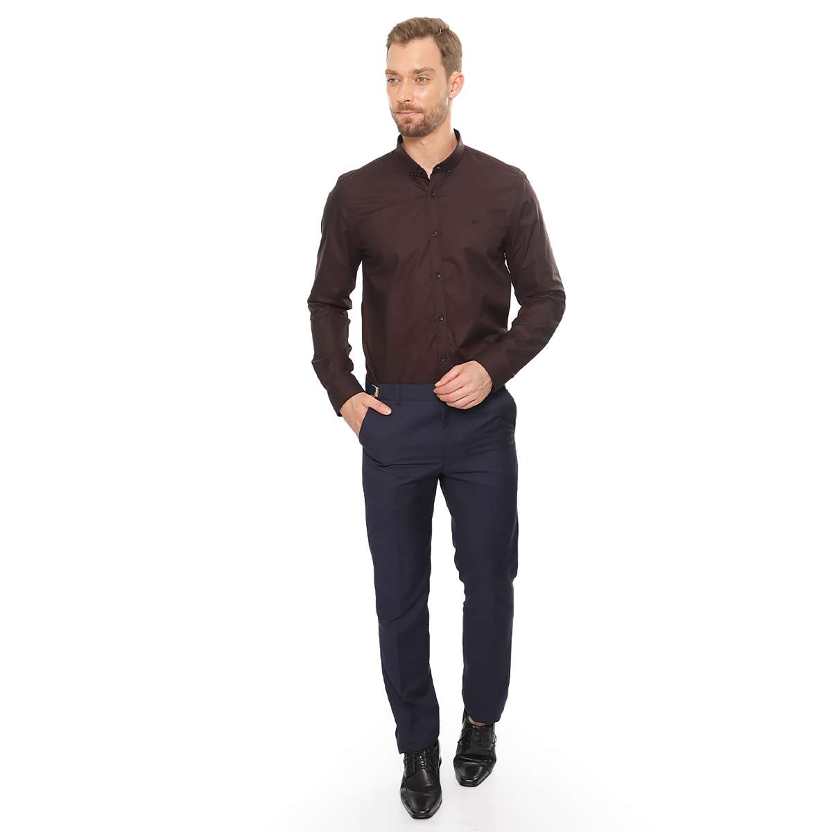 Cam. M/L Slim Fio 40 Tinturada Lisa