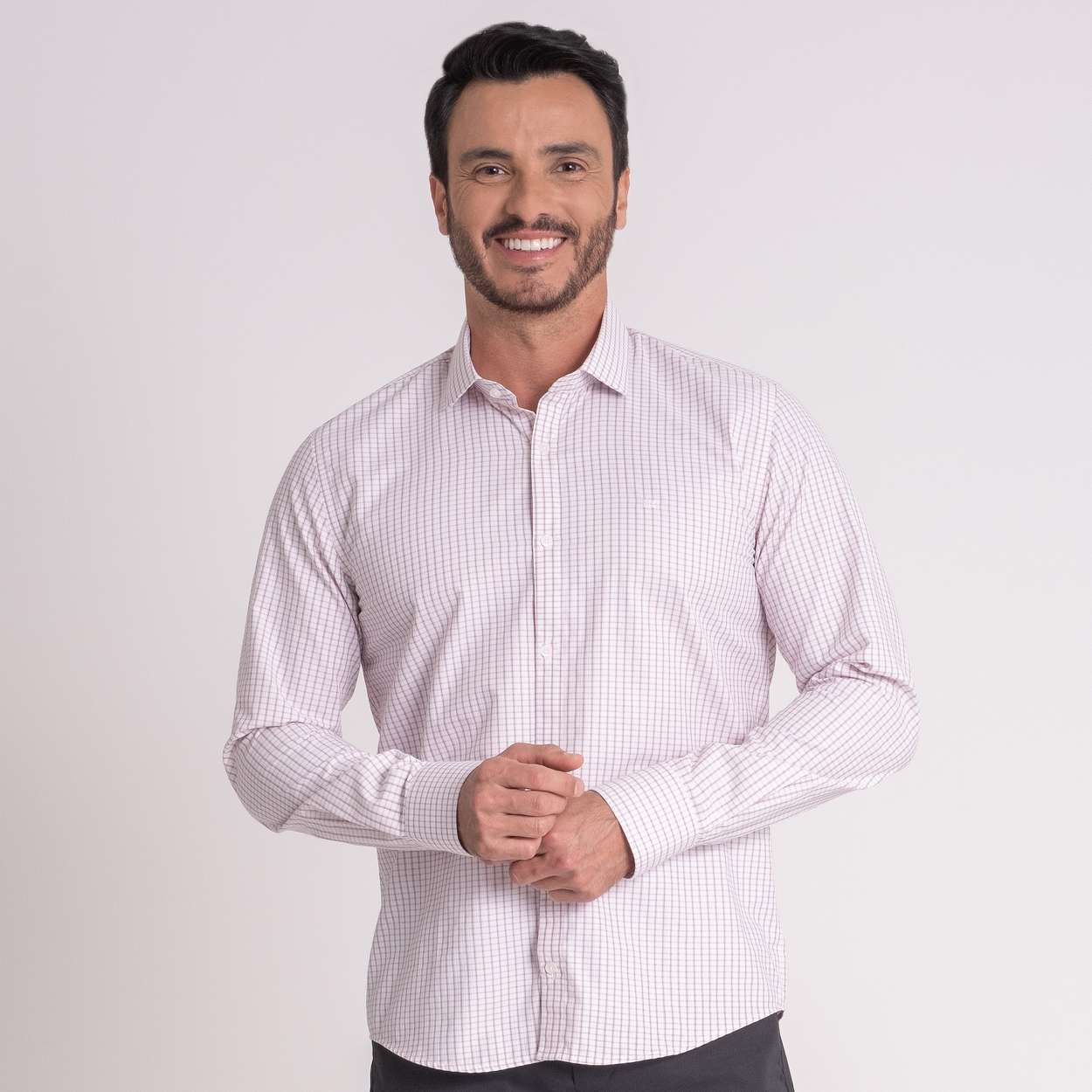 Cam.m/L Slim Easy Iron Jacquard