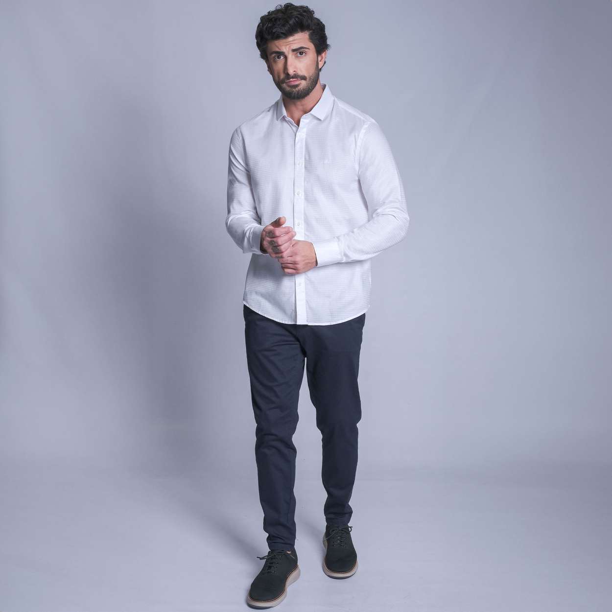 Cam.m/L Slim Fio 50 Jacquard Egipcio