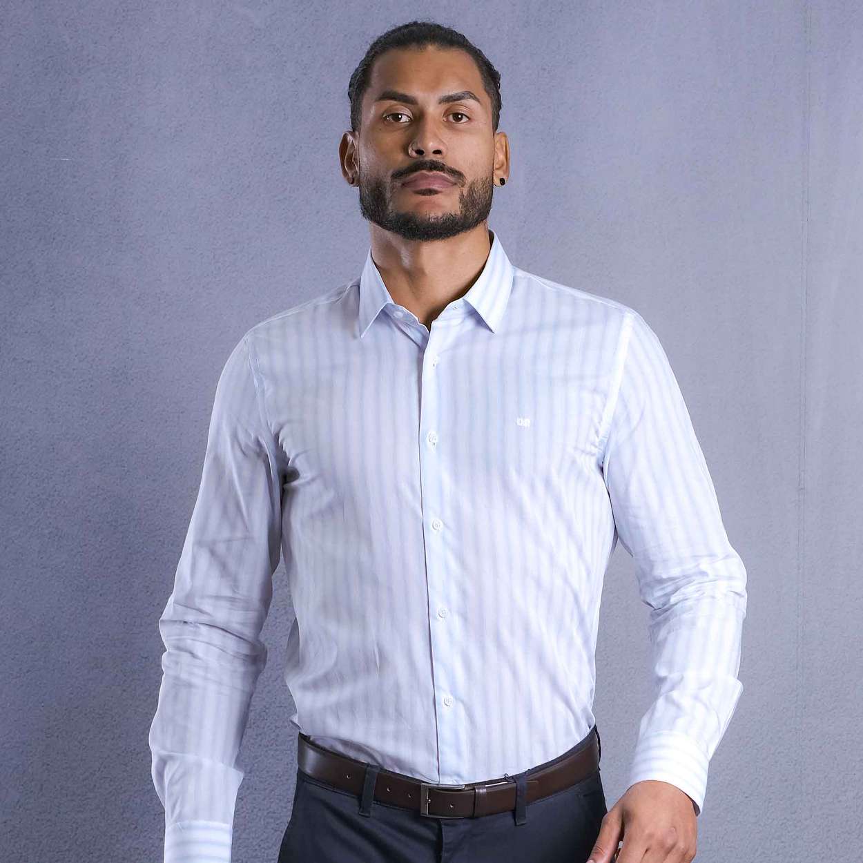 Cam.m/L Slim Fio 50 Risca Jacquard