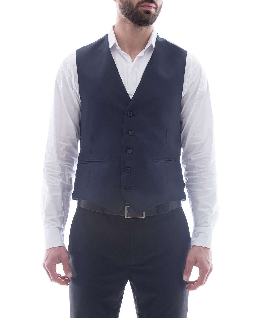 Colete Social Liso Bi-Stretch
