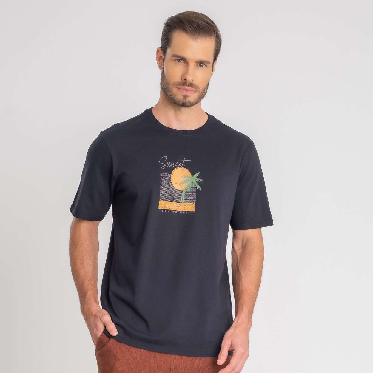 Camiseta M/C Comfort Sunset Liquid Touch