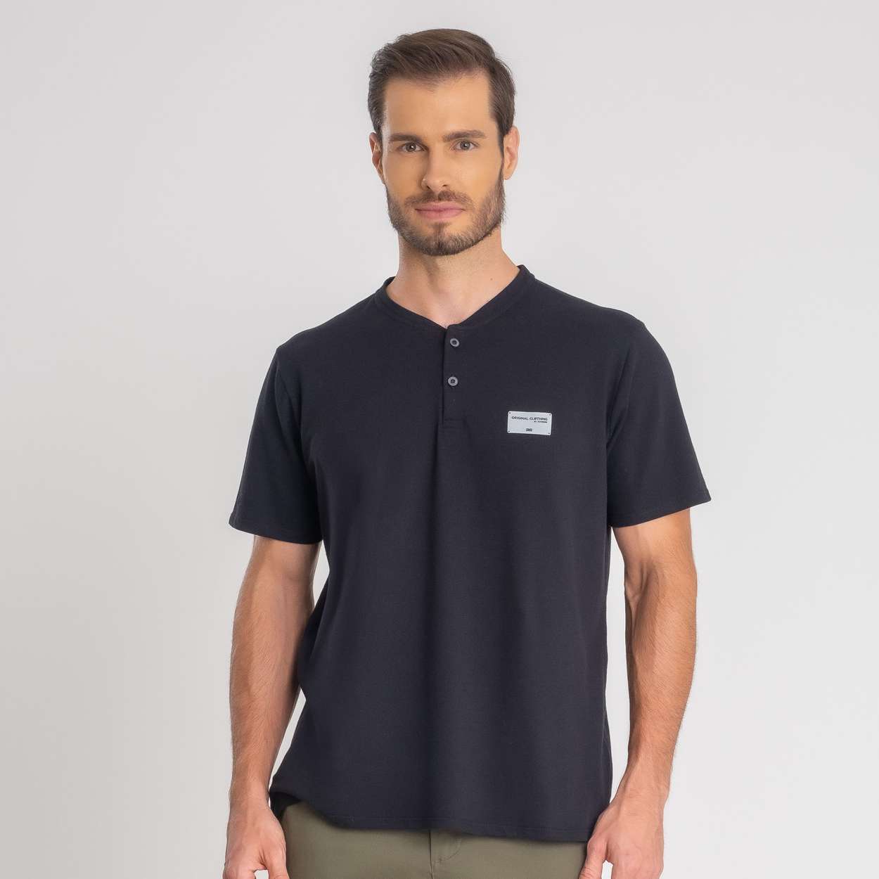 Camiseta Henley M/C Summit