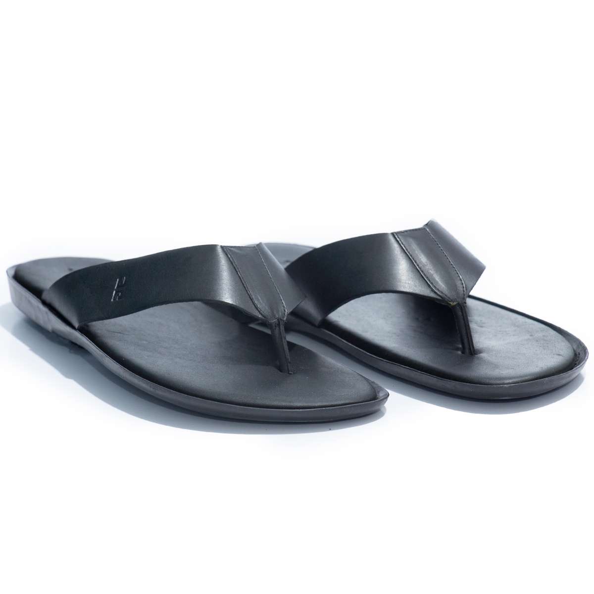 Chinelo Couro Semi Cromo