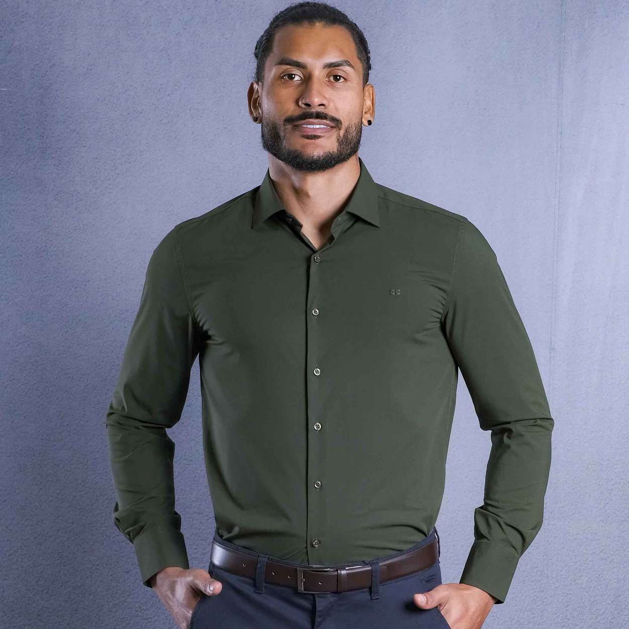 Cam.m/L Slim Premium Fibra Bambu C/Elast.