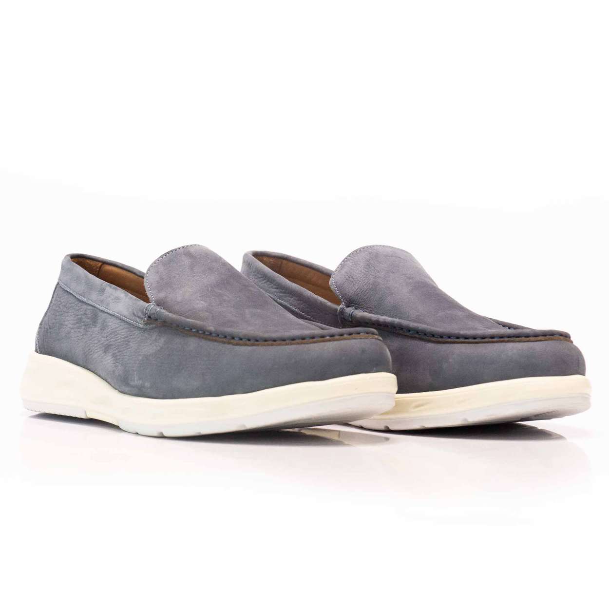 Mocassim Couro Nobuck/Camurca Premium