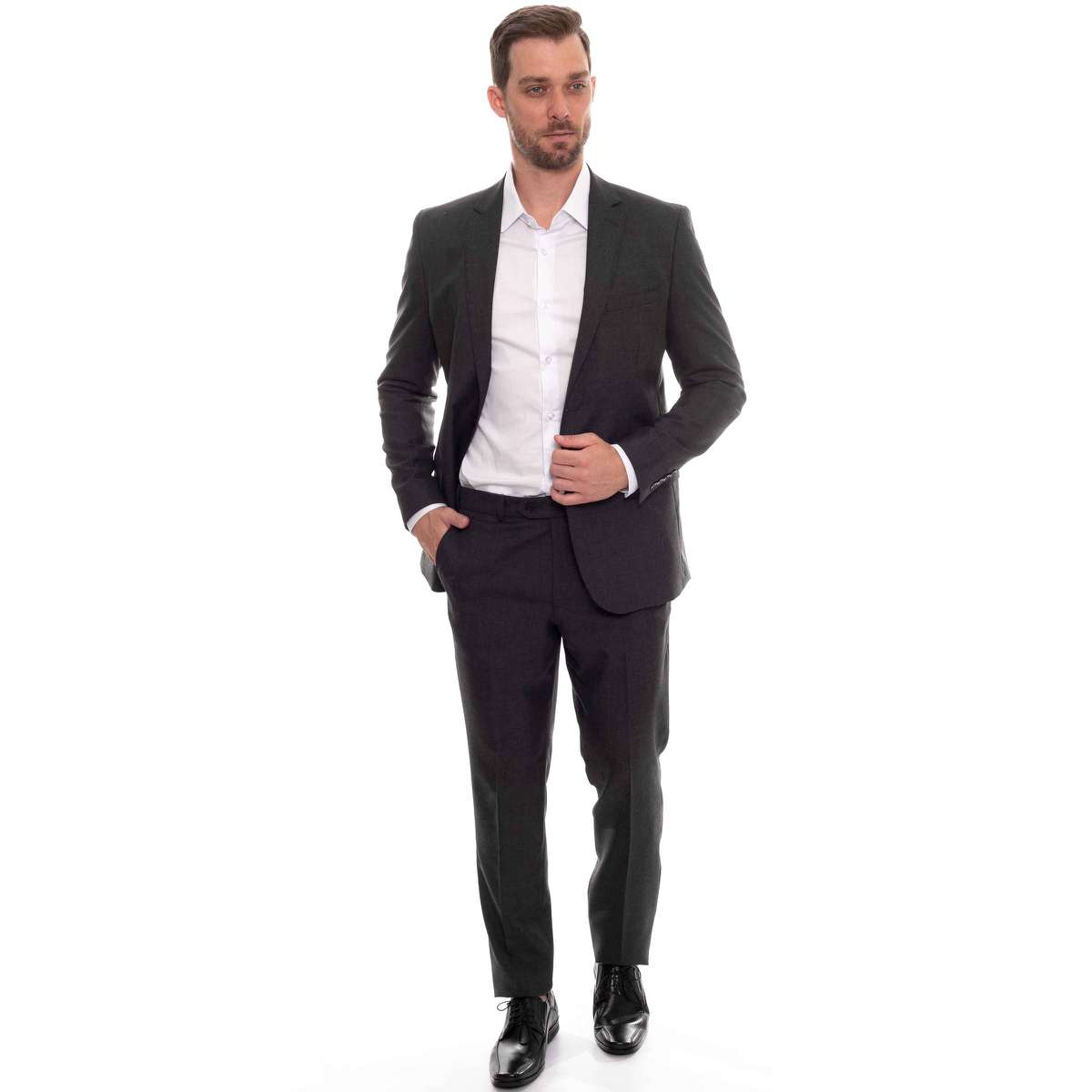 Costume Slim Misto Lã